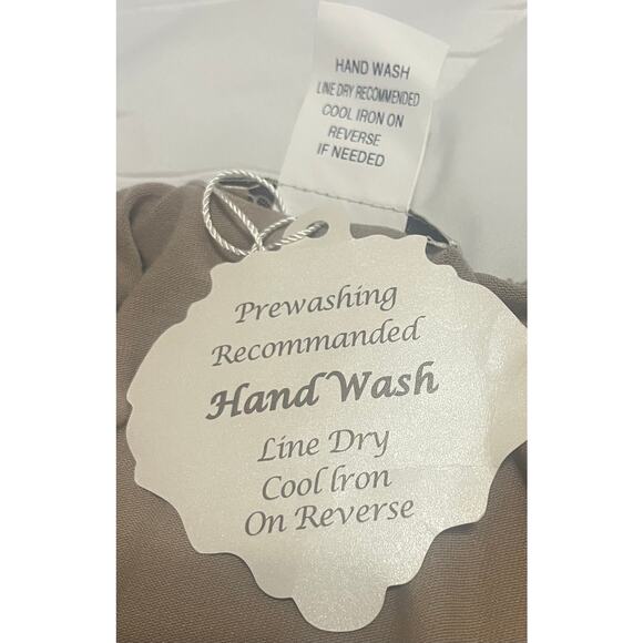 PAISLEY VINE LONG SLV RND NECK MIDI BOHEMIAN DRESS, WOMENS, 2XL, TAN/BROWN, LACE - Picture 11 of 11